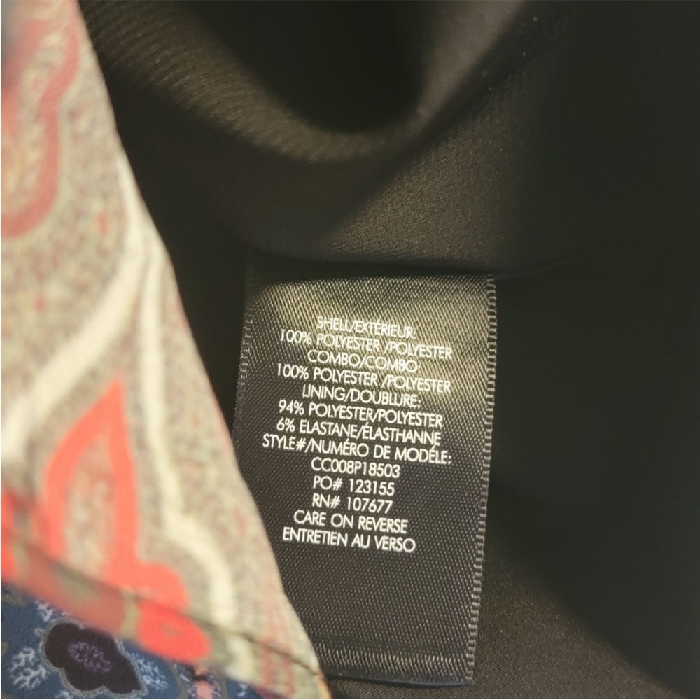 Alice + Olivia Black and Red Smocked Dress - Picture 7 of 8